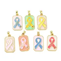 Brass Enamel Pendants