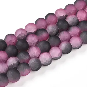 Crackle Glass Beads