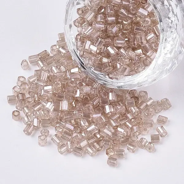 8/0 Two Cut Glass Seed Beads