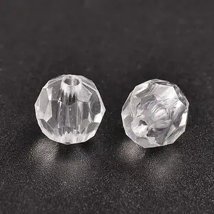 Transparent Acrylic Beads