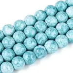 Baking Paint Glass Beads Strands