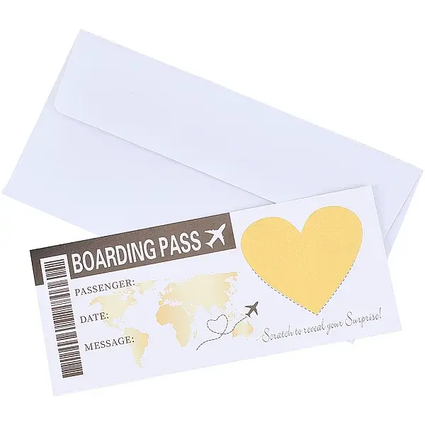 Scratch Surprise Boarding Pass