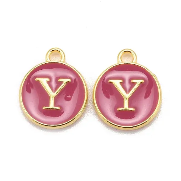 Golden Plated Alloy Enamel Charms
