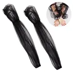 Organza Detachable Mesh Puff Sleeves