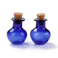 Round Glass Cork Bottles Ornament