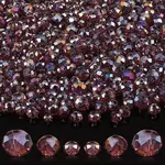 800Pcs 3 Style Electroplate Glass Beads