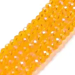 Electroplate Glass Beads Strands
