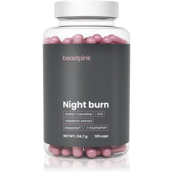 BeastPink Night Burn kapsle pro kontrolu hmotnosti 120 cps