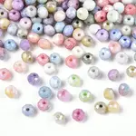 200Pcs Faceted Electroplated Glass Beads Strands