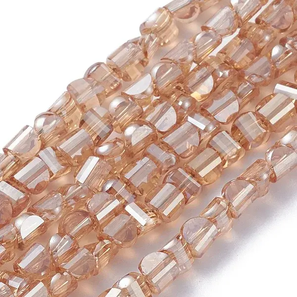 Electroplate Glass Beads Strands