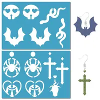 Acrylic Earring Handwork Template