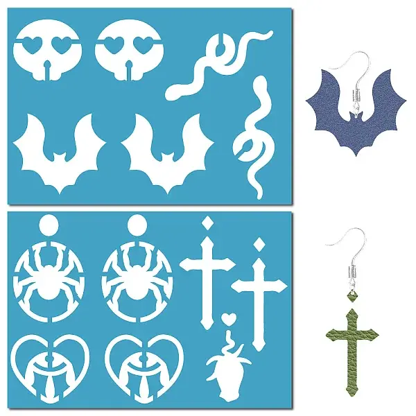 Acrylic Earring Handwork Template