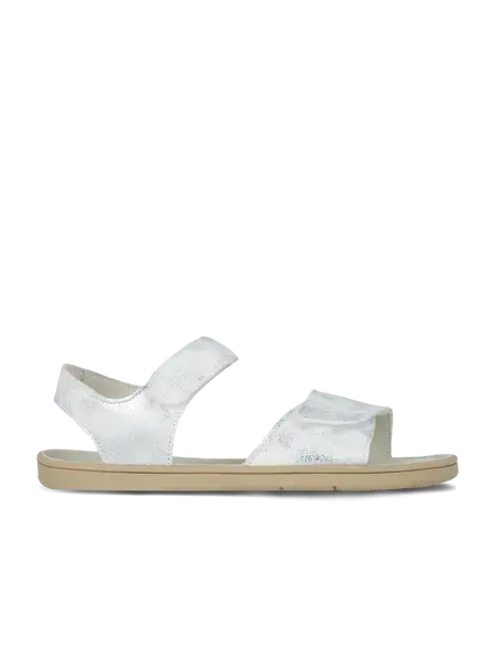 Dětské barefoot sandály Be Lenka Miami Junior - Off-White Sparkle