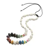Dyed Lava Rock with Shells