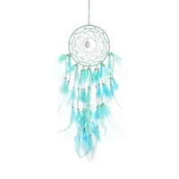 Woven Web/Net with Feather Hanging Ornaments