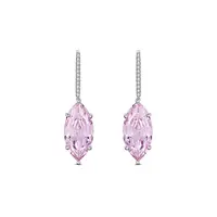 Rhodium Plated 925 Sterling Silver Earring