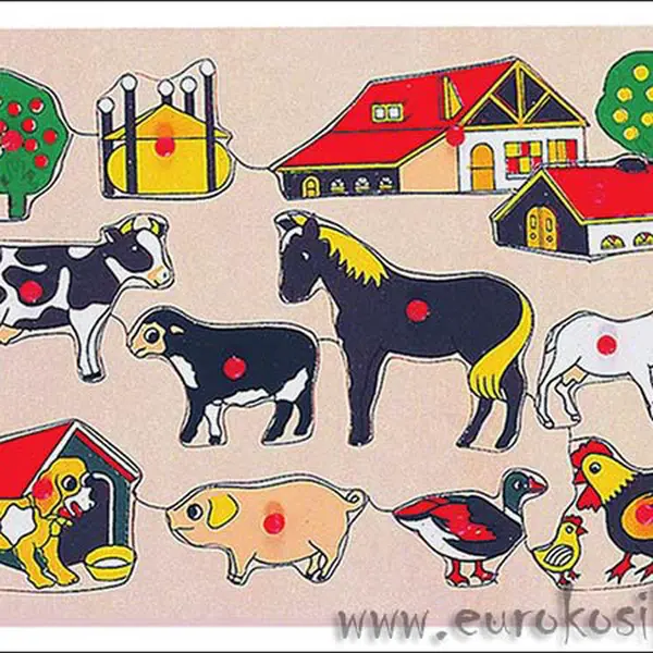 Puzzle na desce - statek