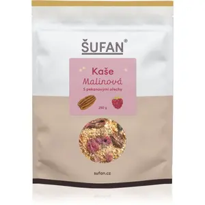 Šufan Malinová kaše s pekany bezlepková kaše s malinami 250 g