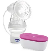 Chicco Breast Pump Travel odsávačka mateřského mléka Pink 1 ks