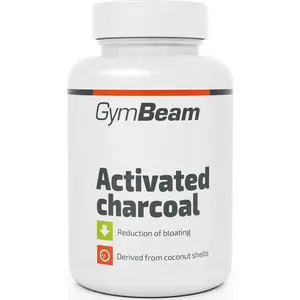 GymBeam Activated Charcoal podpora zažívání 66 g