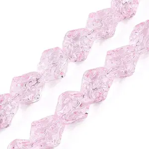 Electroplate Glass Beads Strands