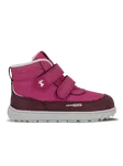 Dětské zimní barefoot boty Be Lenka Zippu Kids - Berry & Grey