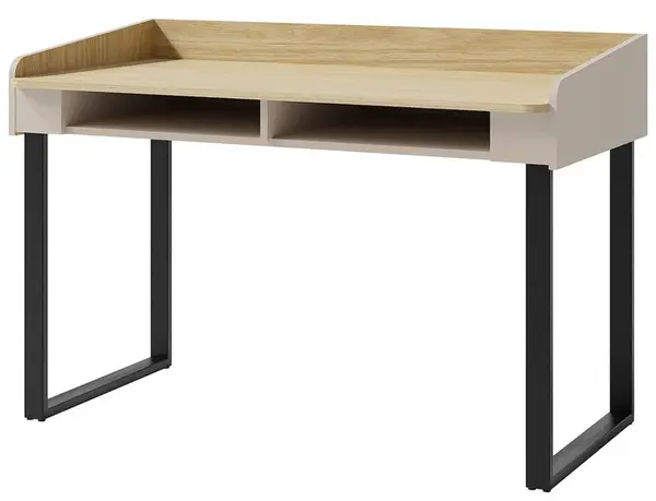 Studentský stůl rudy - béžová/dub olejovaný