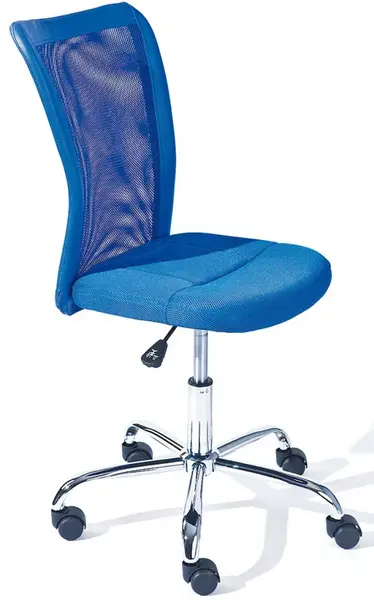 Dětská otočná židle na kolečkách clyde - modrá