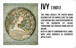 Magnet Alfons Mucha - Ivy