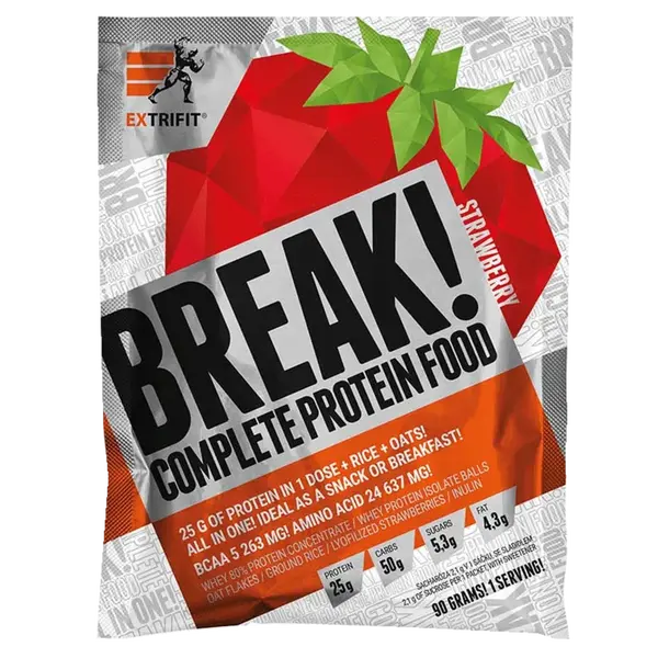 Extrifit BREAK! PROTEIN FOOD - vanilka, 900g