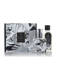 Darčeková sada katalytickej lampy BOTANICAL RETREAT a náplne VOLCANIC CLAY & AMBER +