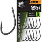 Fox háčiky curve shank short 10 ks - veľkosť 6
