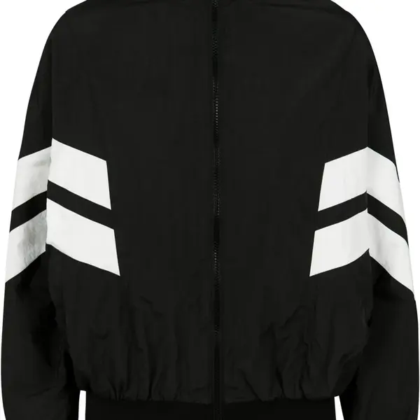 Dámská bunda Crinkle Batwing blk/wht