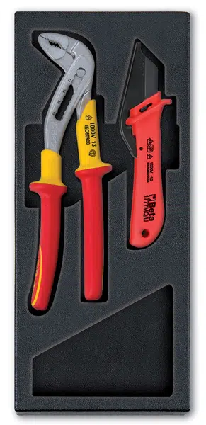 Beta tools SADA KLEŠTÍ 2KS V PLASTOVÉ PODESTĚ, 2424/T136