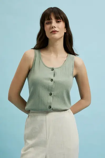 Dámské tílko MOODO - olivová