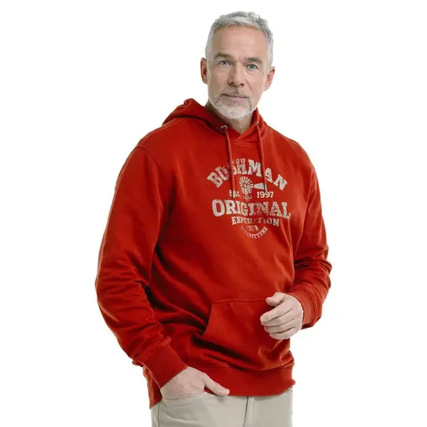 Bushman Pánská mikina Kaderu, červená S
