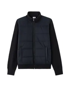 Tmavě modrá pánská bomber bunda