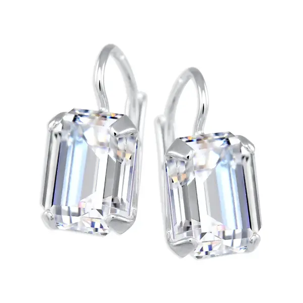 Soliter Třpytivé náušnice s čirým krystalem 438 001 01771 0400000