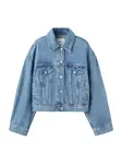 MANGO Prechodná bunda 'KIKA'  modrá denim