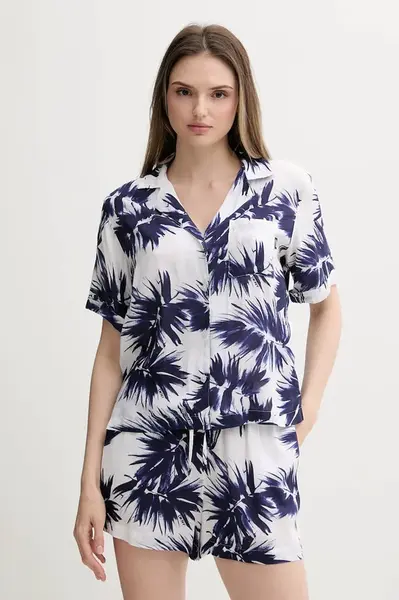 Pyžamo Dkny dámské, tmavomodrá barva, YI90052