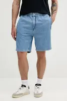 Džínové šortky Calvin Klein Jeans pánské, modrá barva, J30J327506