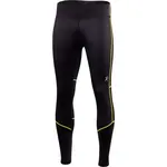 Klimatex MIDGARD Pánské běžecké větruodolné legíny, černá, velikost