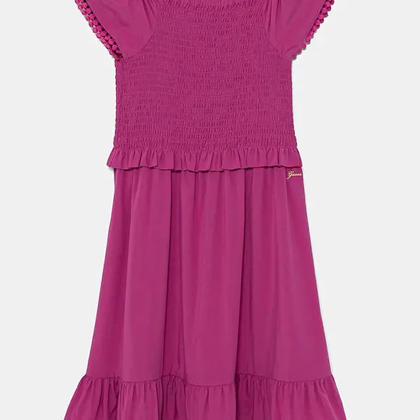 Dívčí šaty Guess růžová barva, mini, J5GK04 WG5S2
