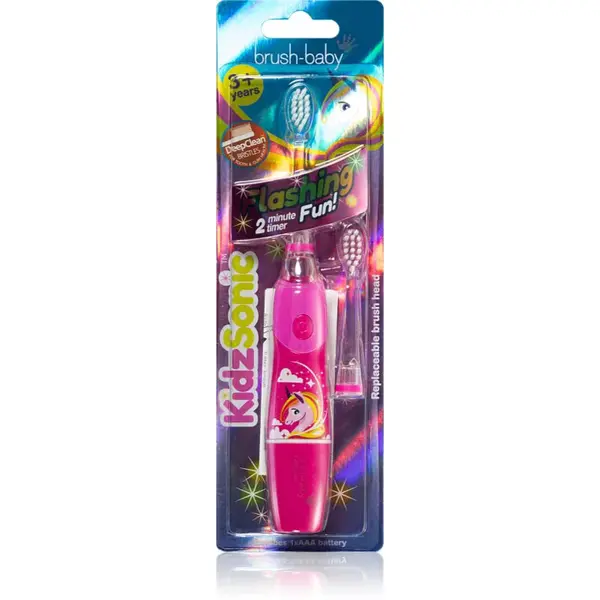 Brush Baby KidzSonic detská zubná kefka na batérie od 3 rokov 1 ks