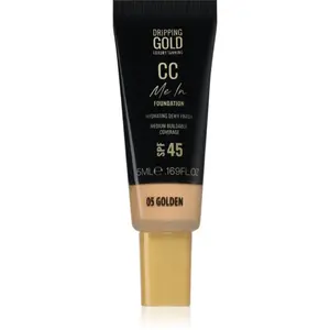 Dripping Gold CC Me In Mini Trial ľahký make-up SPF 45 odtieň Golden 05 5 ml