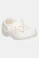 Pantofle Crocs CLASSIC FLORAL CUT OUT CLOG KIDS béžová barva, 210944
