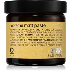 Oway Shield & Finish Supreme Matt Paste matující stylingová pasta se střední fixací 50 ml