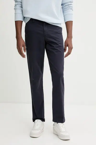 Kalhoty PS Paul Smith pánské, tmavomodrá barva, přiléhavé, M2R.959R.P21697