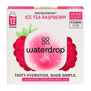 WATERDROP Ice tea malina 12 kusů