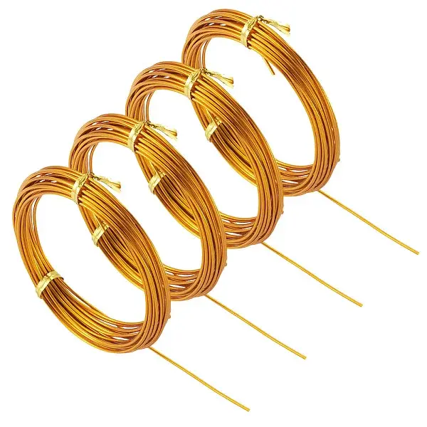 4 Rolls Round Aluminum Wire